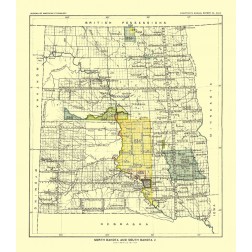 North and South Dakota - Pierre - Hoen 1896