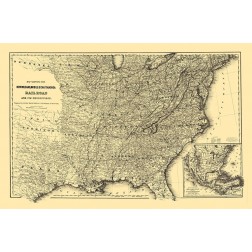 New Orleans, Mobile and Chattanooga Railroad 1865