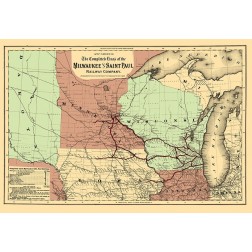Milwaukee and Saint Paul Railway - Colton 1872