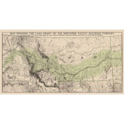 Northern Pacific Railroad Land Grants 1890