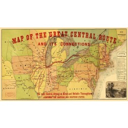 Great Central Railroad Route - Thomas 1856