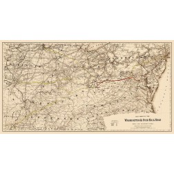 Washington and Ohio Railroad - Colton 1870