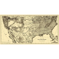 Texas and Pacific Railway - Colton 1876