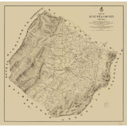 Augusta County Virginia - Hotchkiss 1875 