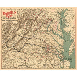 Battle Fields Virginia - 1891