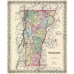 Vermont - Colton 1855