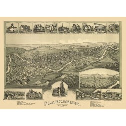 Clarksburg West Virginia - Fowler 1898