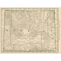 Wyoming - Rand McNally 1879