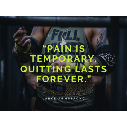 Lance Armstrong Quote: Pain is Temporary