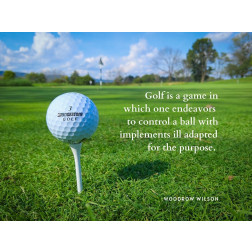 Woodrow Wilson Quote: Golf
