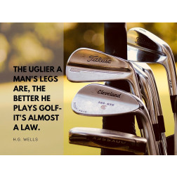 H. G. Wells Quote: Golf Law