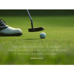 Arthur Daley Quote: Golf