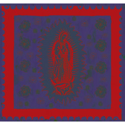 Virgin Mary Red and Purple