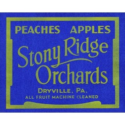 Stony Ridge Orchards Peaches and Apples
