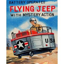 Battery Operated Flying Jeep with Mystery Action