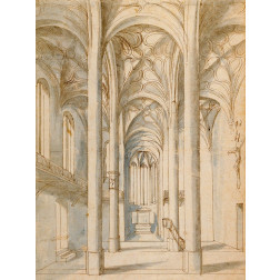 Interior of a Gothic Church, 1629