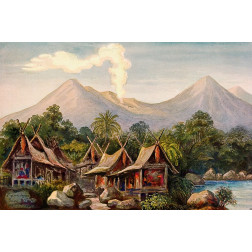 Vulkan Papandajan auf Java