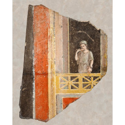 Fresco Fragment: Woman on a Balcony