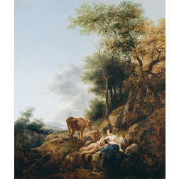 Landscape with a Nymph and a Satyr