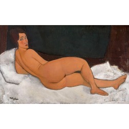 Reclining Nude looking over right shoulder