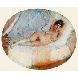 Reclining Nude (Femme nue ??tendue sur un lit) (1887)