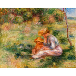 Woman and Child in the Grass 1898