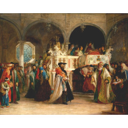 The Feast of the Rejoicing of the Law at the Synagogue