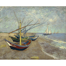 Fishing boats on the beach at Les Saintes-Maries-de-la-Mer