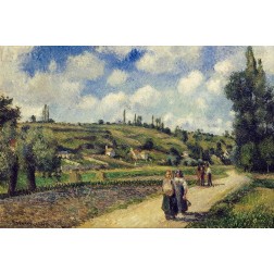 Landscape near Pontoise, the Auvers Road, 1881