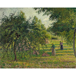 Apple trees and tedders, Eragny