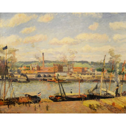 View on the cotton mill of Oiseel near Rouen