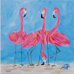 Fancy Flamingos II