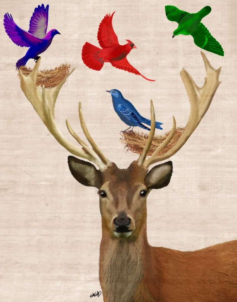 Любовь оленей. Олень. Иллюстрации олень. Картина олени. Олень и птица.